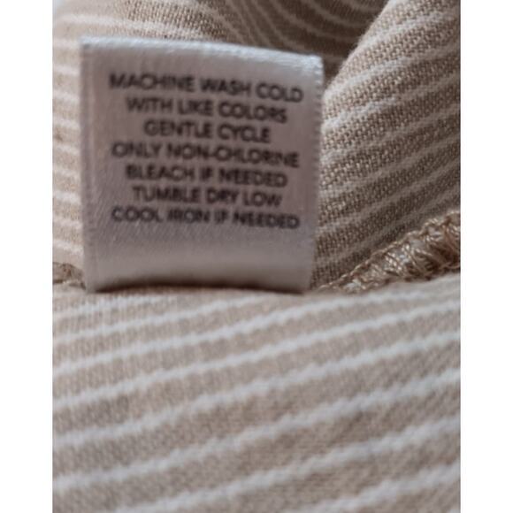 NEW CJ BANKS‎ Lightweight Jacket Size 3X Neutral Tan White Silver Tone Buttons - Picture 7 of 9